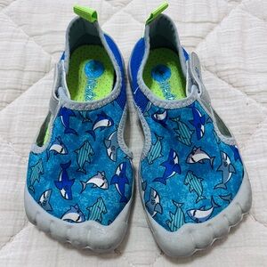Newtz Blue Shark Kids Water Shoes